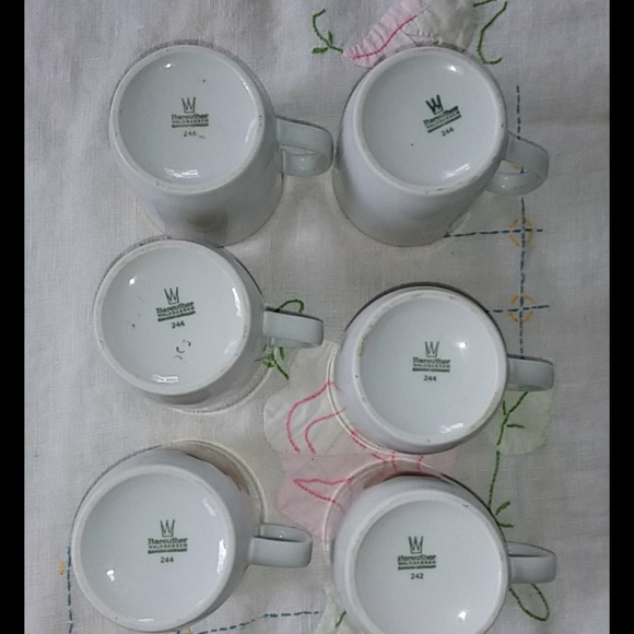 Set of 6 Vintage Bareuther Waldsassen Cups - Picture 7 of 10
